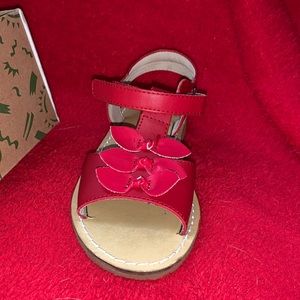 KIDS RED SANDALS